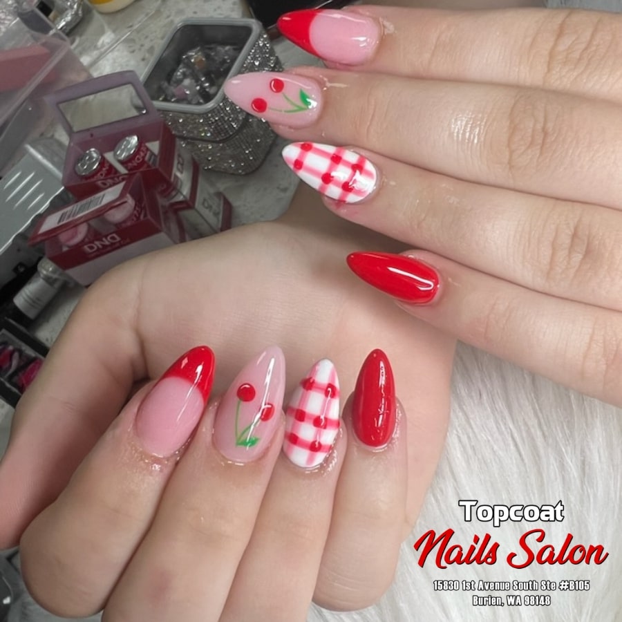 Beautiful Nails at Top Coat Nails Salon